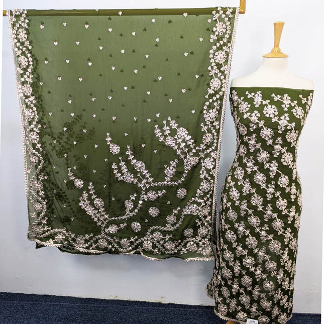 Handmade Gotta Work Chiffon 2PC Unstitched