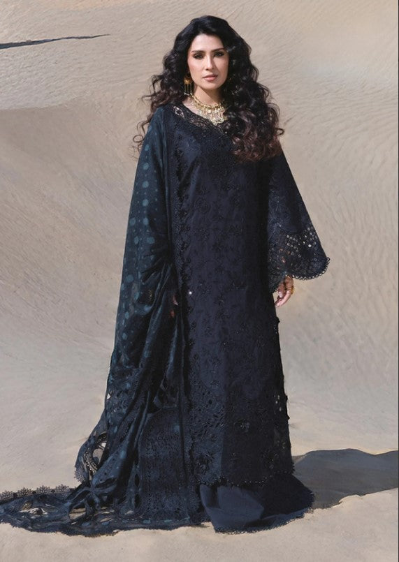 NUREH - Aman Embroidered Luxury Lawn 26 Unstitched 3Pc - NE-233- Zahara