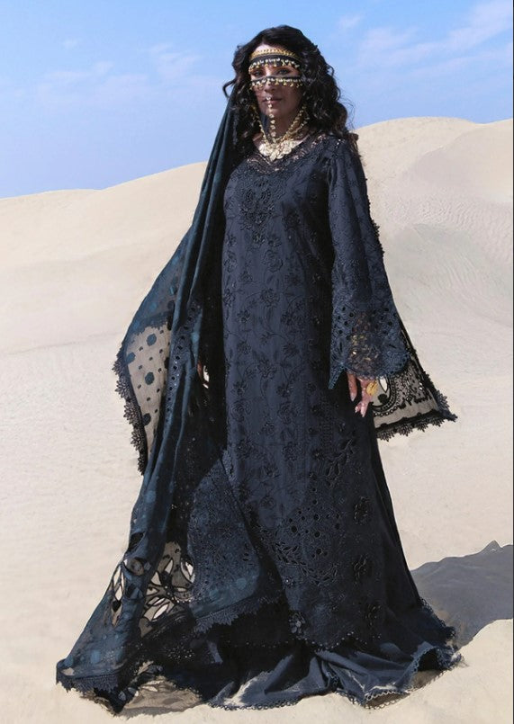 NUREH - Aman Embroidered Luxury Lawn 26 Unstitched 3Pc - NE-233- Zahara