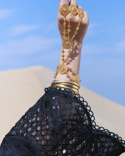 NUREH - Aman Embroidered Luxury Lawn 26 Unstitched 3Pc - NE-233- Zahara