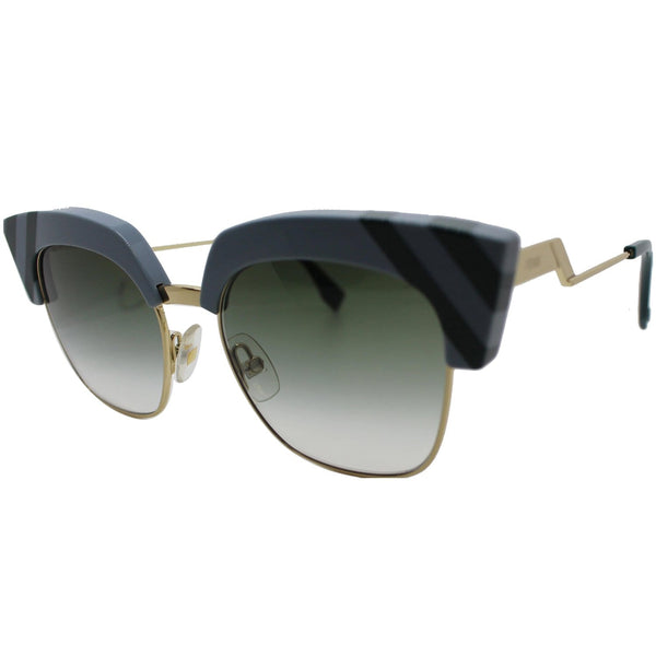 Fendi Wave FF 0241/S MVU 50 Sunglasses Grey Gradient Lens