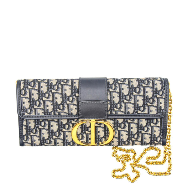 Christian Dior 30 Montaigne Clutch Oblique Canvas