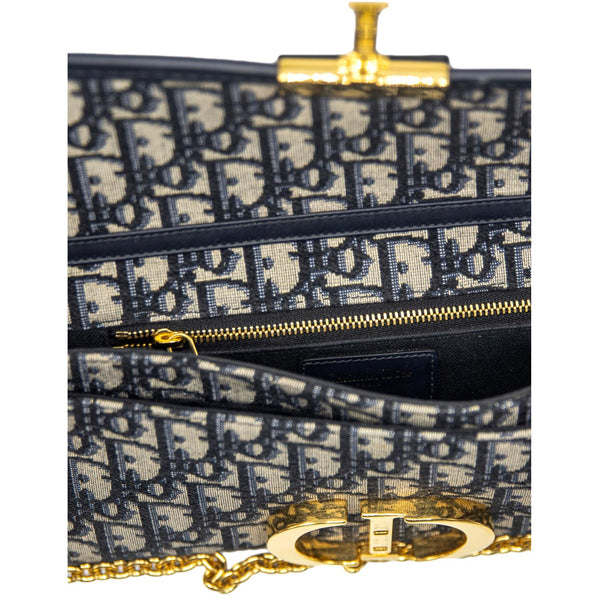 Christian Dior 30 Montaigne Clutch Oblique Canvas