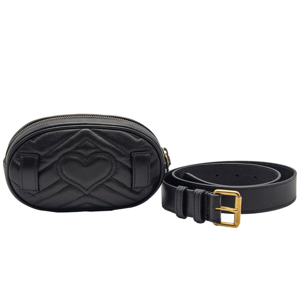 Gucci GG Marmont Matelasse Leather Belt Bag