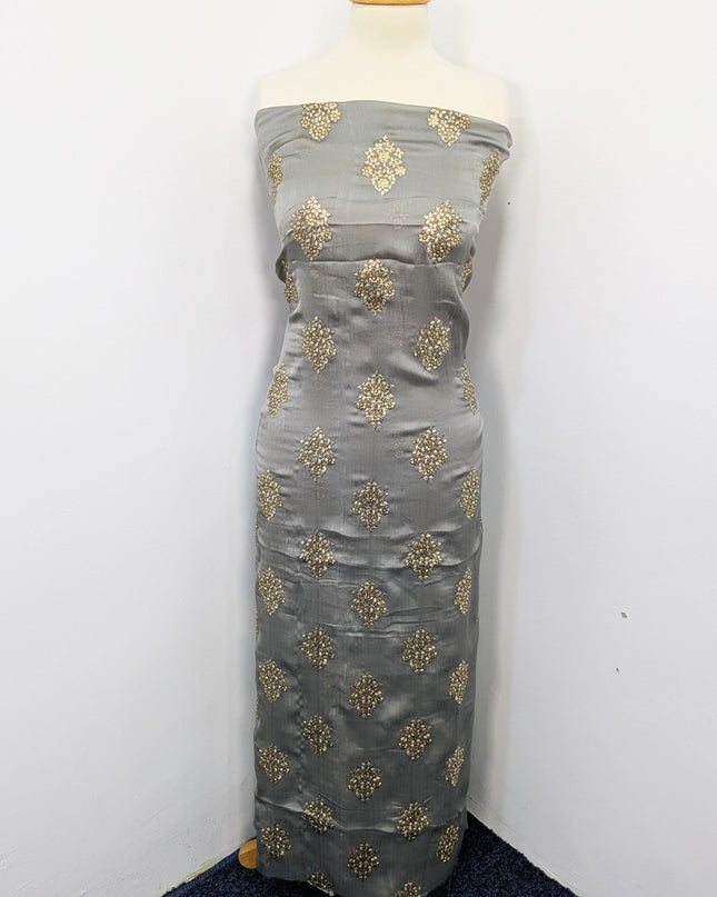 Shamooz Silk With Embroidered Jaal Dupatta