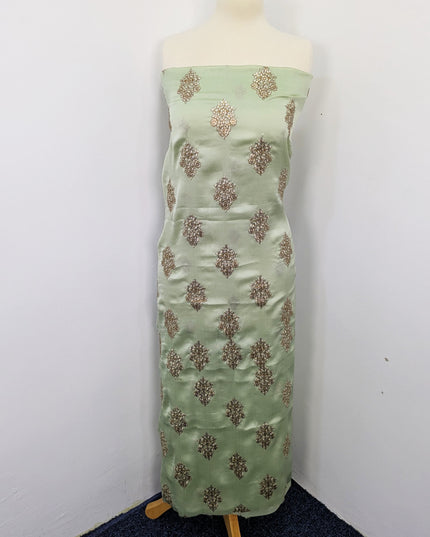 Shamooz Silk With Embroidered Jaal Dupatta