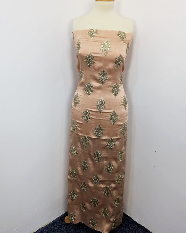 Shamooz Silk With Embroidered Jaal Dupatta