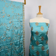 Load image into Gallery viewer, Shamooz Silk With Embroidered Jaal Dupatta
