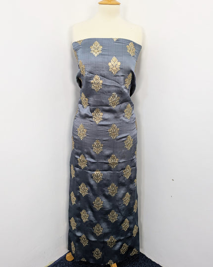 Shamooz Silk With Embroidered Jaal Dupatta