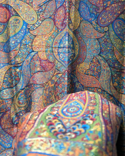 Exquisite Pure Indian Gandhara - Kani Moonlight Shawl