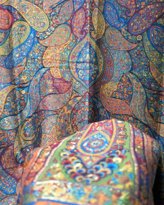 Exquisite Pure Indian Gandhara - Kani Moonlight Shawl