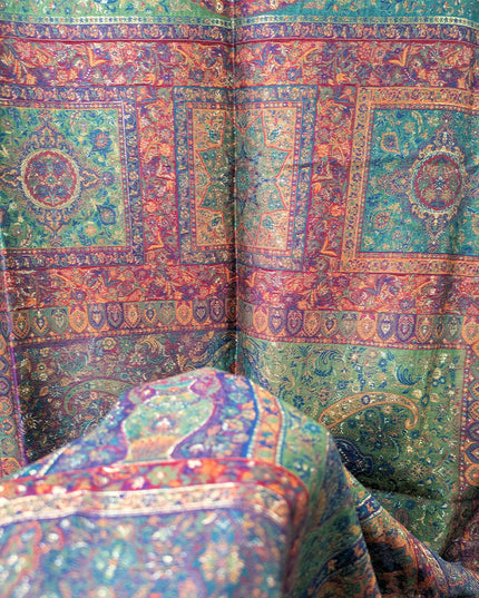 Exclusive Pure Indian Kani Moonlight Shawl (Ready To Wear)