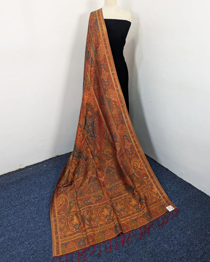 Exquisite Pure Indian Kani Moonlight Shawl (Ready To Wear)