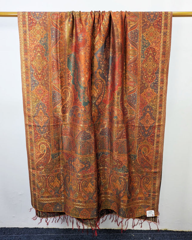 Exquisite Pure Indian Kani Moonlight Shawl (Ready To Wear)