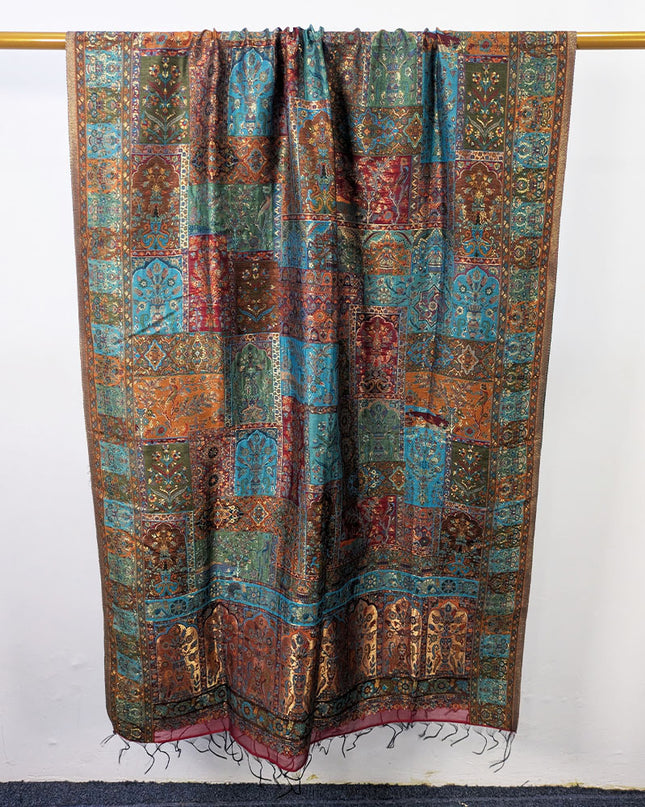 Luxury Pure Indian Kani Moonlight Shawl (Ready To Wear)