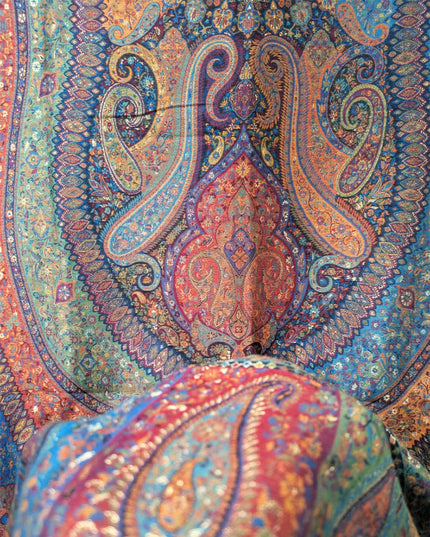 Exclusive Pure Indian Kani Moonlight Shawl (Ready To Wear)