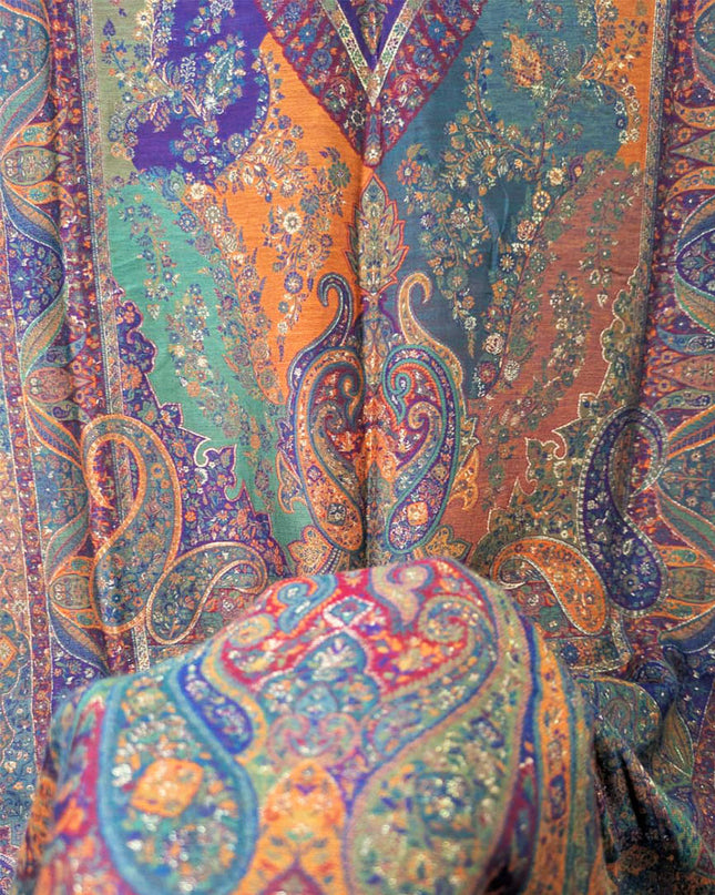 Premium Pure Indian Kani Moonlight Shawl (Ready To Wear)