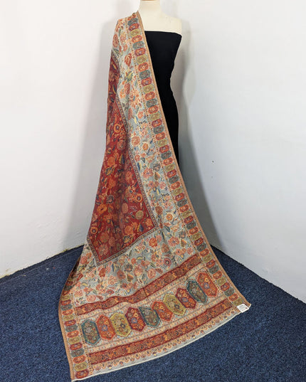 Fancy Pure Indian Kani Moonlight Shawl (Ready To Wear)