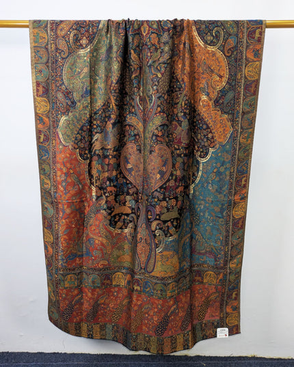 Exquisite Pure Indian Kani Moonlight Shawl (Ready To Wear)