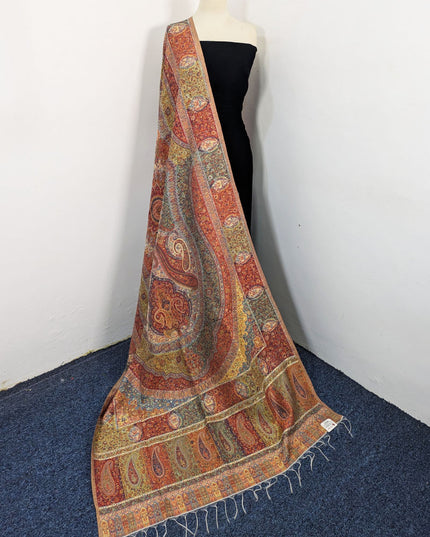 Luxury Pure Indian Kani Moonlight Shawl (Ready To Wear)