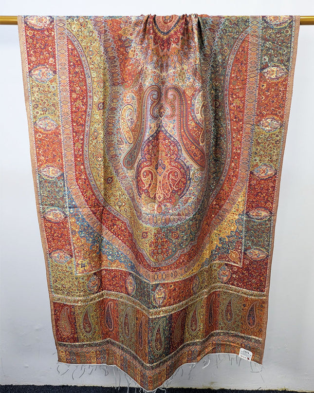 Luxury Pure Indian Kani Moonlight Shawl (Ready To Wear)