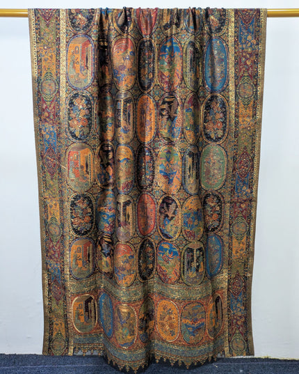 Premium Pure Indian Kani Moonlight Shawl (Ready To Wear)