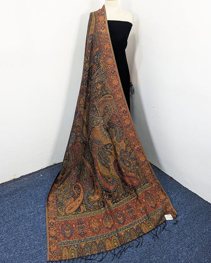 Exquisite Pure Indian Kani Moonlight Shawl (Ready To Wear)