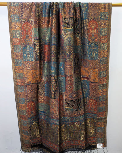 Luxury Pure Indian Kani Moonlight Shawl (Ready To Wear)