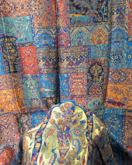 Luxury Pure Indian Kani Moonlight Shawl (Ready To Wear)