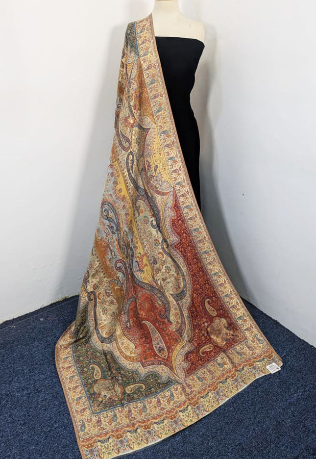Exclusive Pure Indian Kani Moonlight Shawl (Ready To Wear)