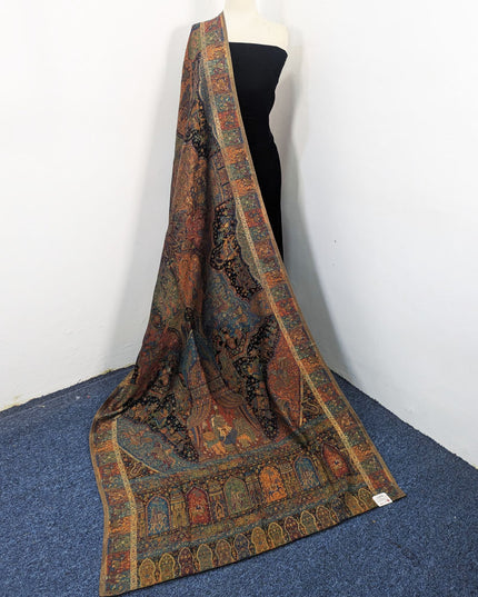 Premium Pure Indian Kani Moonlight Shawl (Ready To Wear)