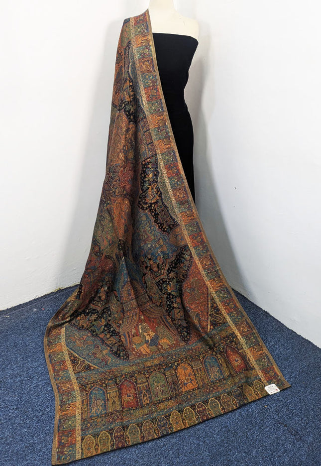 Premium Pure Indian Kani Moonlight Shawl (Ready To Wear)