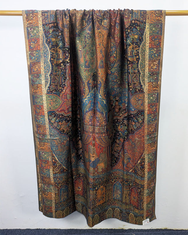 Premium Pure Indian Kani Moonlight Shawl (Ready To Wear)