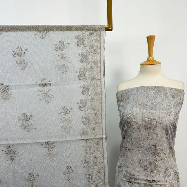 Fancy Khadi Net Mother Collection with Pakka Tanka Work 2PC Unstitched