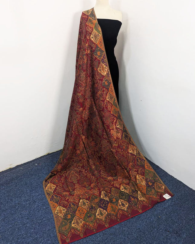 Fancy Pure Indian Kani Moonlight Shawl (Ready To Wear)