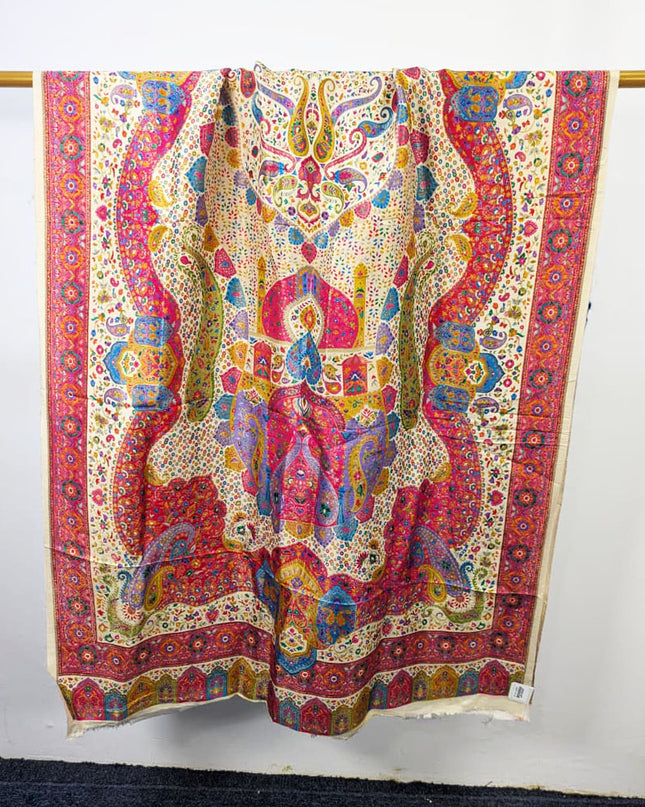 Premium Pure Indian Moonlight Kani Silk Shawl (Ready To Wear)