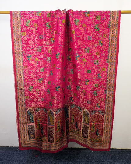 Fancy Pure Indian Moonlight Kani Silk Shawl (Ready To Wear)