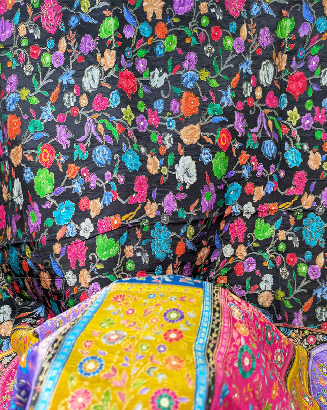 Exclusive Pure Indian Moonlight Kani Silk Shawl (Ready To Wear)