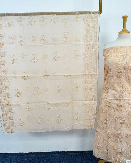 Fancy Khadi Net Mother Collection with Pakka Tanka Work 2PC Unstitched