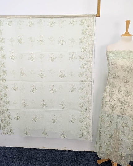 Embroidered khaadi Net 2PC