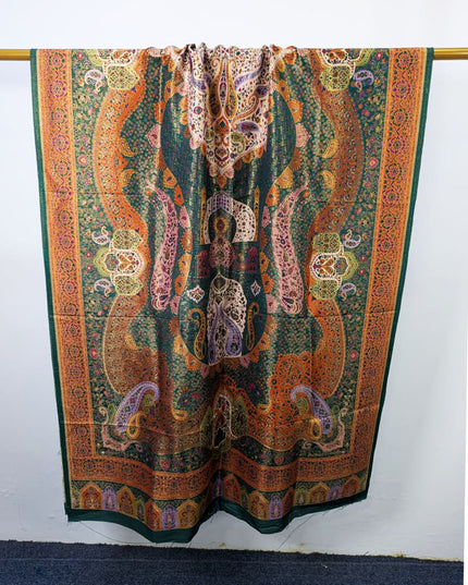 Fancy Pure Indian Moonlight Kani Silk Shawl (Ready To Wear)