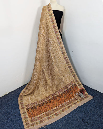 Luxury Pure Indian Moonlight Kani Silk Shawl (Ready To Wear)
