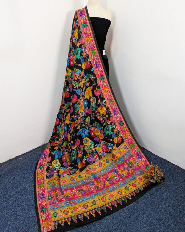 Exquisite Pure Indian Moonlight Kani Silk Shawl (Ready To Wear)
