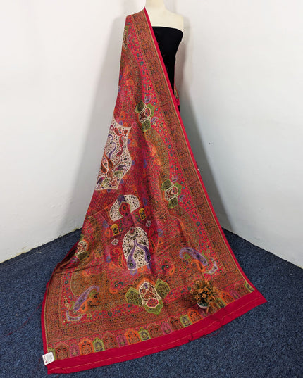 Exquisite Pure Indian Moonlight Kani Silk Shawl (Ready To Wear)