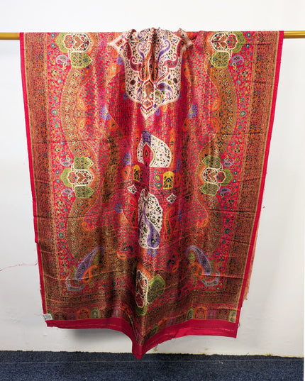 Exquisite Pure Indian Moonlight Kani Silk Shawl (Ready To Wear)