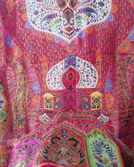 Exquisite Pure Indian Moonlight Kani Silk Shawl (Ready To Wear)