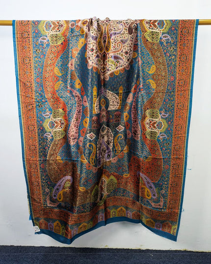 Exclusive Pure Indian Moonlight Kani Silk Shawl (Ready To Wear)
