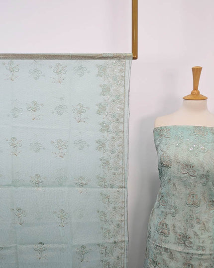 Embroidered khaadi Net 2PC