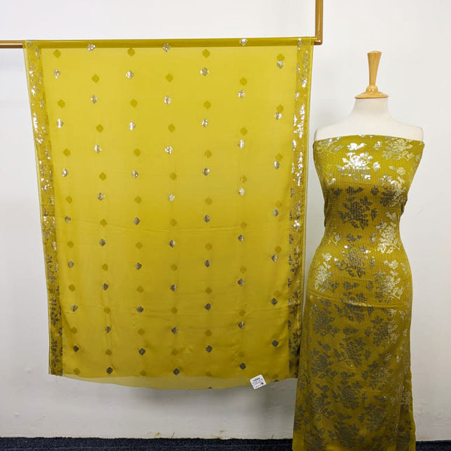 Chiffon with Pakka Sitara Work 2PC Unstitched