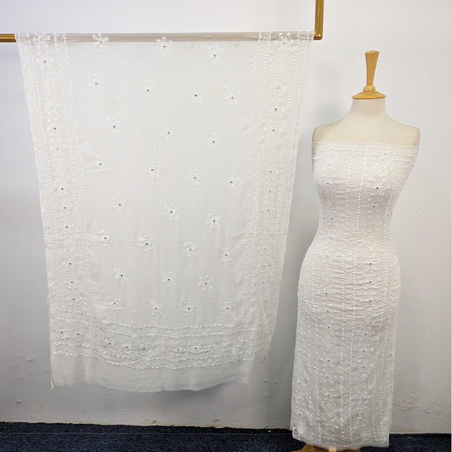 Handmade Tarkashi + Kacha Tanka Work Chiffon 2Pc Unstitched